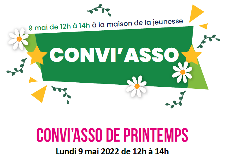 image du post 'Convi'asso le 9 mai 2022 organisé par la MDA de Saint-Rémy-de-Provence'