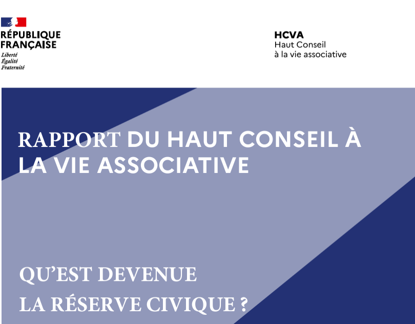 image du post 'Le rapport du HCVA :  "Qu'est devenue la réserve civique ?"'