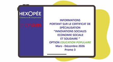 Certification Innovations sociales - Hexopée