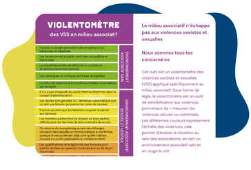 Violentomètre des VSS en milieu associatif - BUG