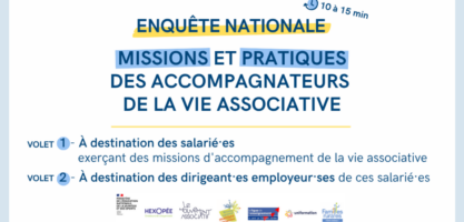 Lancement de l'enquête nationale sur les missions et pratiques des accompagnateurs de la vie associative