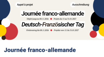 Appel à projets : Journée franco-allemande 2027 Appel à projets : Journée franco-allemande 2027