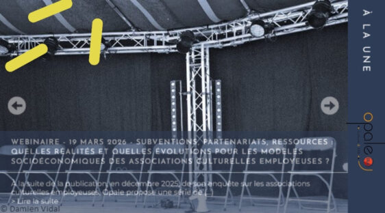Associations culturelles employeuses un cycle de webinaires d'Opale