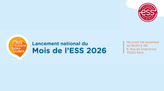 Lancement national du Mois de l'ESS 2026 !