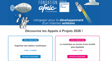 Appel à projets de la Fondation Afnic « Le numérique au service d'une société plus équitable »