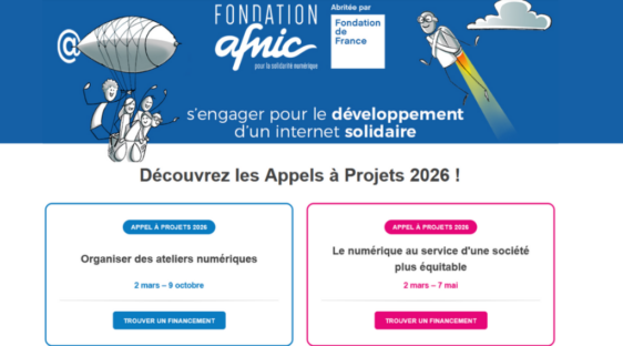 Appel à projets de la Fondation Afnic « Le numérique au service d'une société plus équitable »